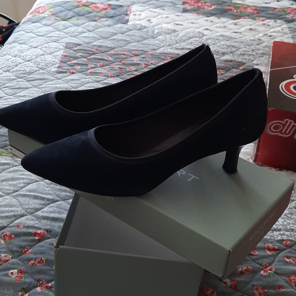 Blue suede rockports